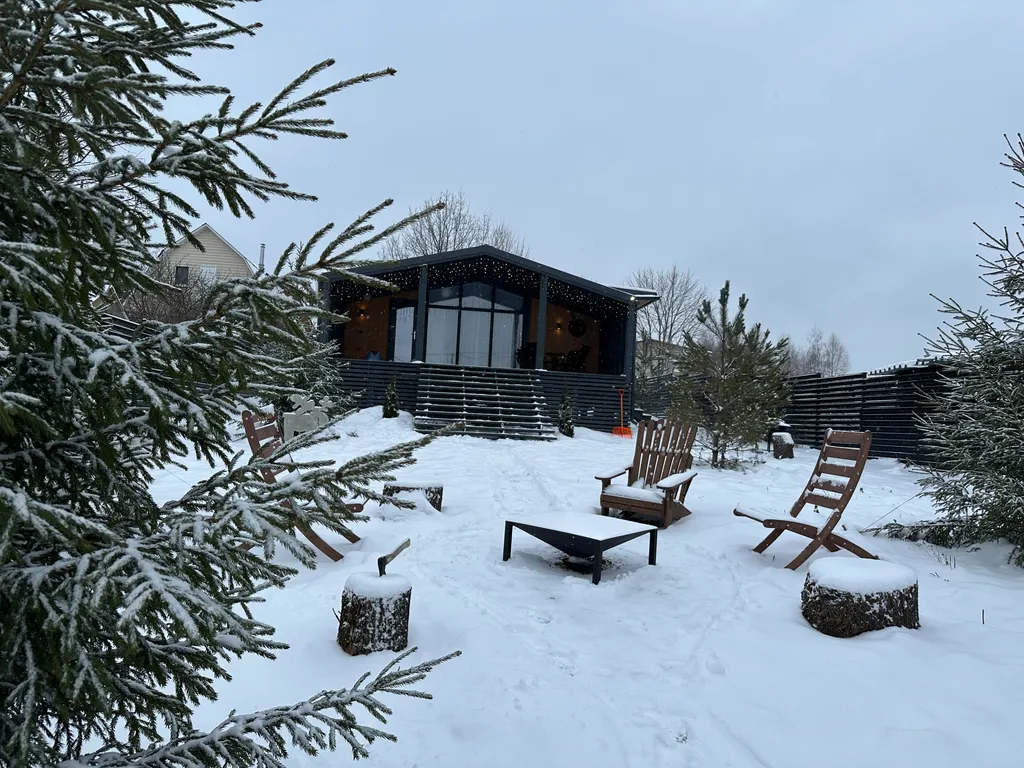 Дом Эльк - уютный коттедж с сауной на отдельном участке