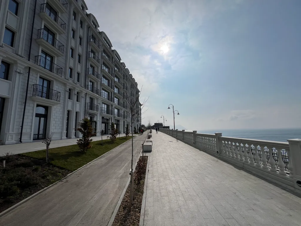 Апартаменты с видом на море у пляжа, первая линия, сапборд включен