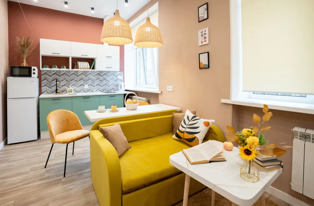 Яркая квартира-студия со свежим ремонтом — аренда посуточно в Владивосток