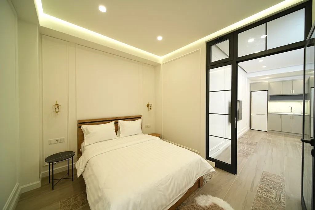 Дизайнерские апартаменты в центре города с 2-мя спальнями