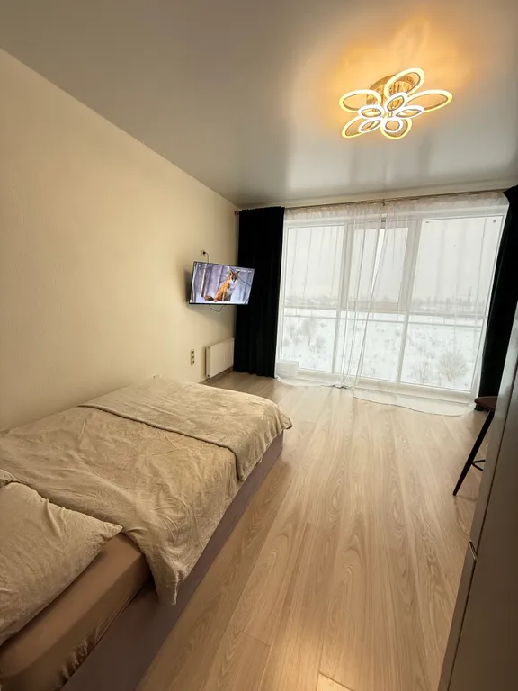 Квартира Квартира Уютная студия с панорамным видом — Шушары