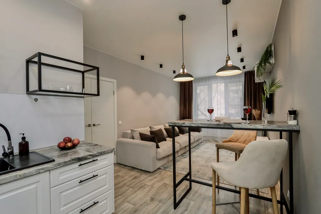 Стильная евро-двушка с дизайнерским ремонтом в ЖК Панорама Plaza