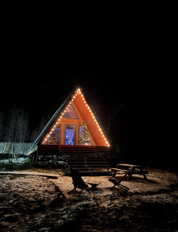 Дом в стиле A-frame