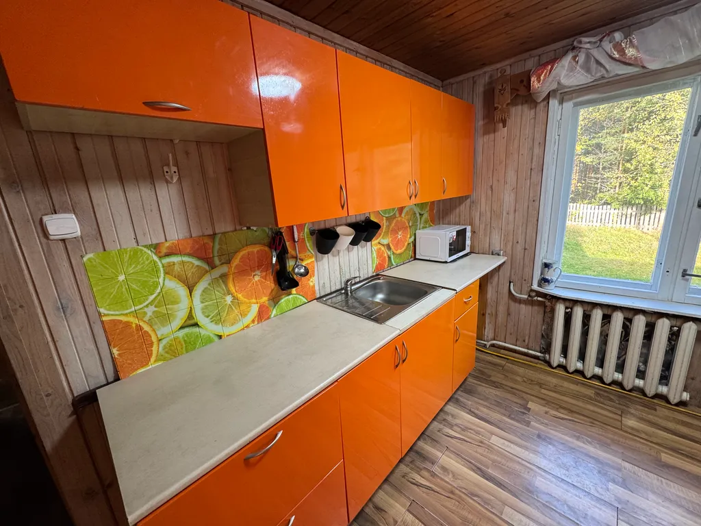 Ретро-дача с баней на берегу лесного озера