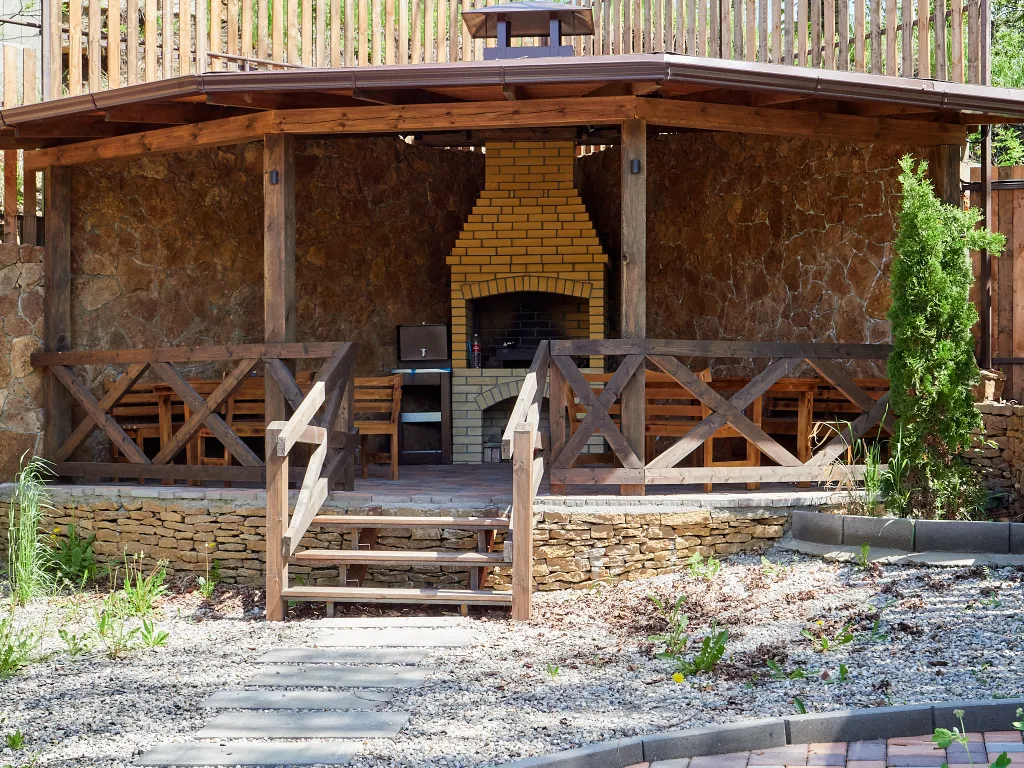 Шале с бассейном