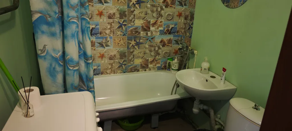 Уютная квартира с 2 отдельными спальными местами есть балкон