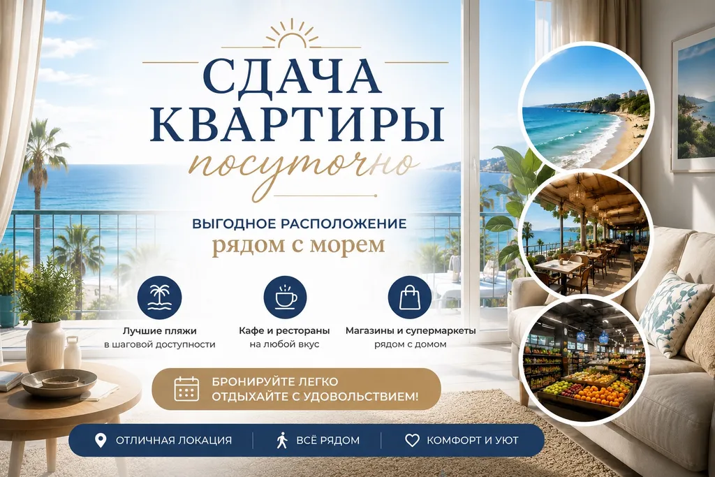 ПРЕМИАЛЬНЫЙ ОТДЫХ У САМОГО МОРЯ В ГЕЛЕНДЖИКЕ, Геленджик