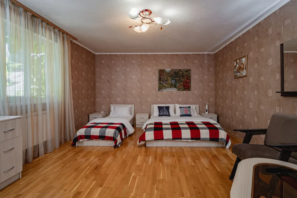 Двухэтажный Дом «Чайкины Каникулы», с терассой и мангалом