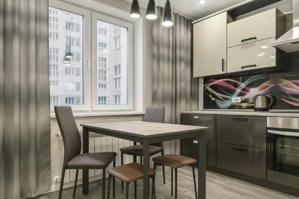 Стильная однокомнатная квартира Тирамису в ЖК На Пархоменко