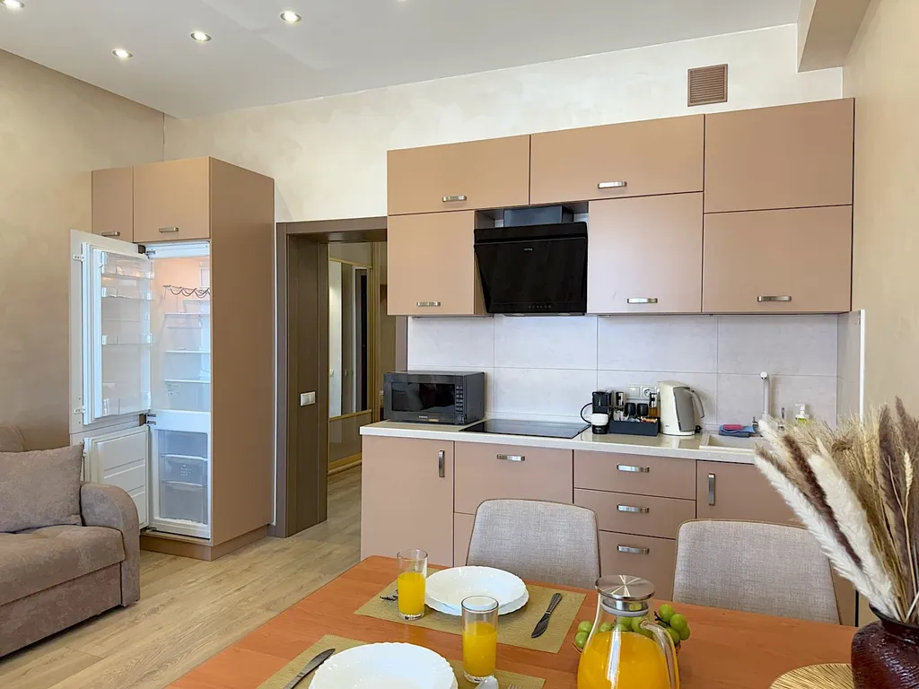 Апартамент Акваделюкс с бассейном, банями, пляжем, стоянкой