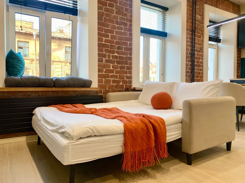 Квартира Квартира Стильная студия для четверых в двух минутах от Невского проспекта — Санкт-Петербург