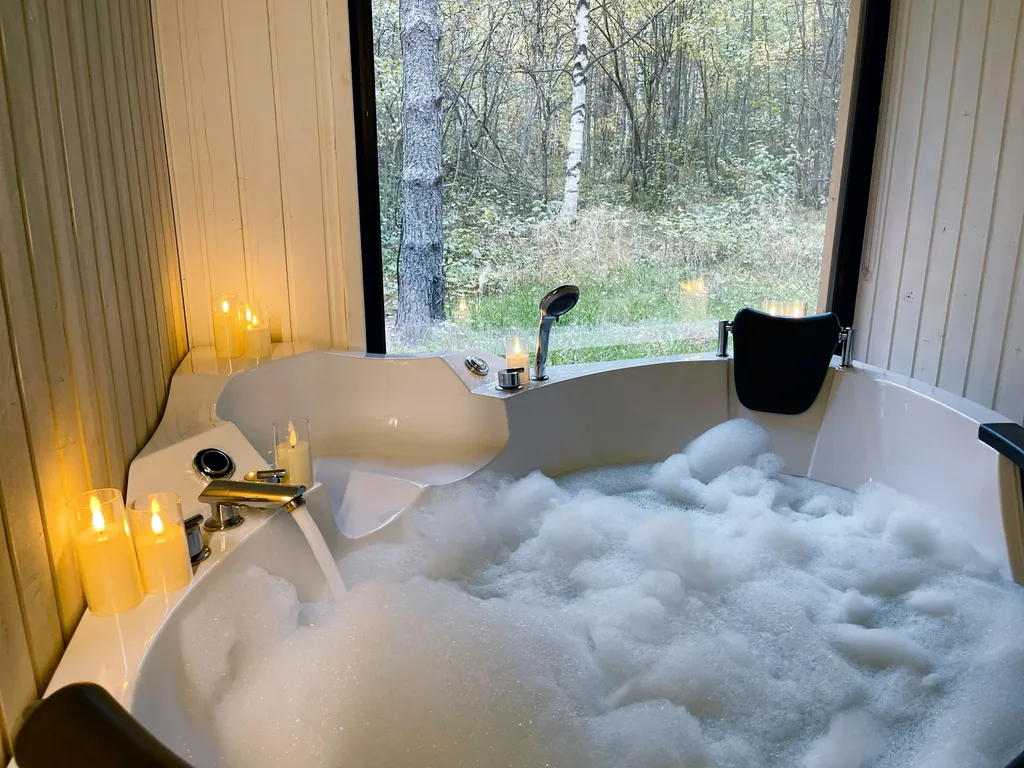 Комфортный номер на природе с джакузи