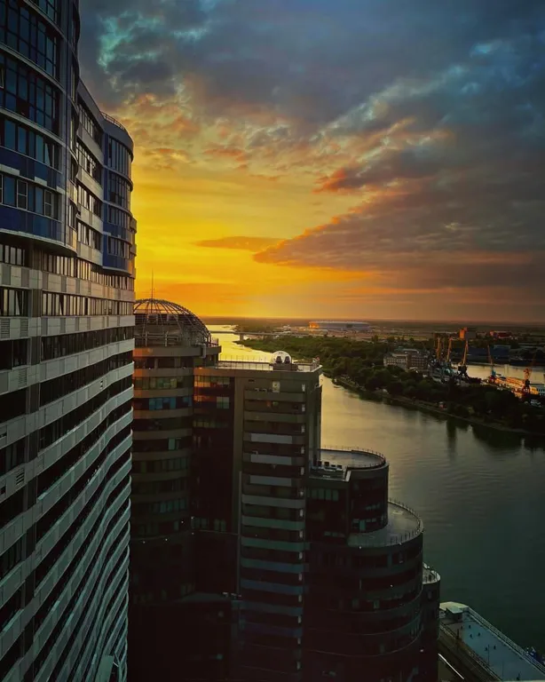 Квартира Уютная евродвушка на набережной с видом на реку Дон — аренда посуточно в Ростов-на-Дону