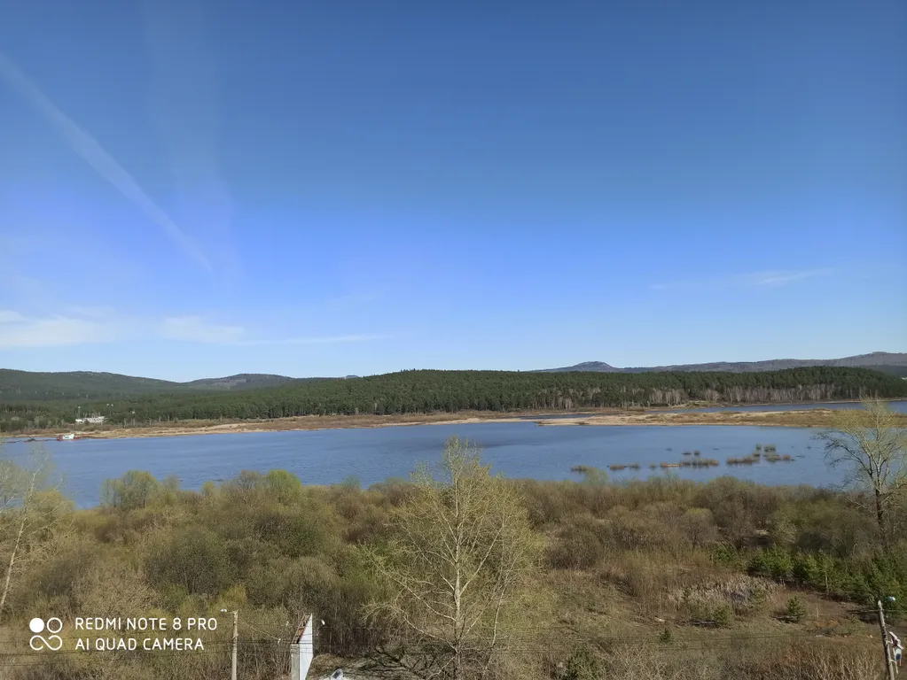 Уютная студия с видом на пруд