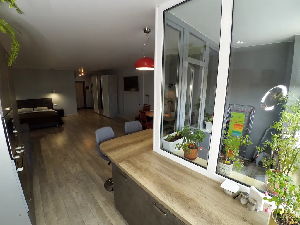 Просторная студия в центре города