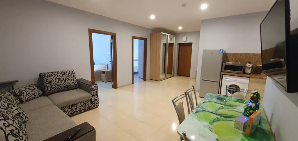 Уютные апартаменты с кухней и террасой