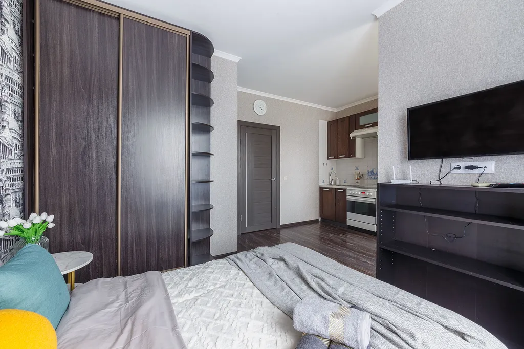 Стильная и функциональная квартира-студия возле метро Коммунарка