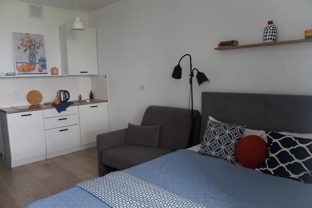 Комфортная студия с вдохновляющими видами на уральские горы