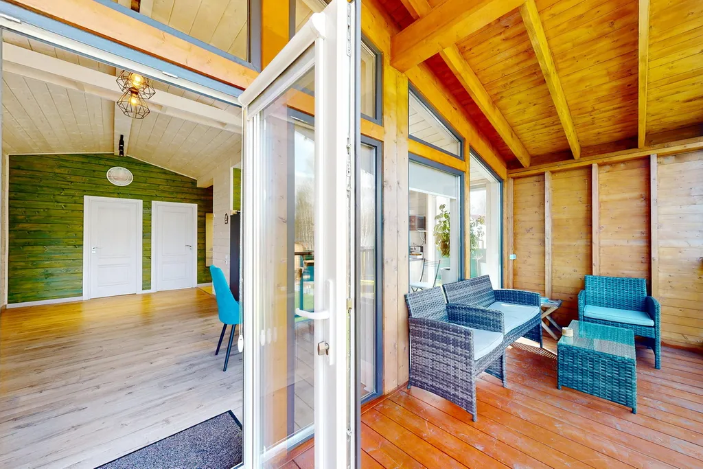 Дом с баней и чаном на участке 10 соток, Green island house