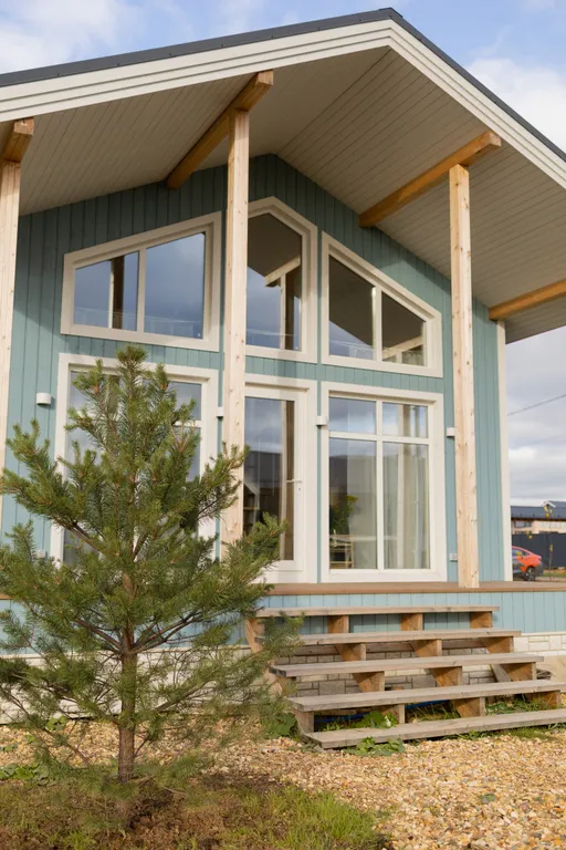 Солнечный дом с чил-зоной наверху