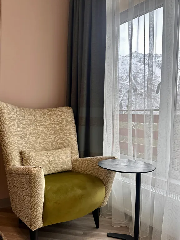 Уютная квартира в Приэльбрусье с видом на ледник Семёрка