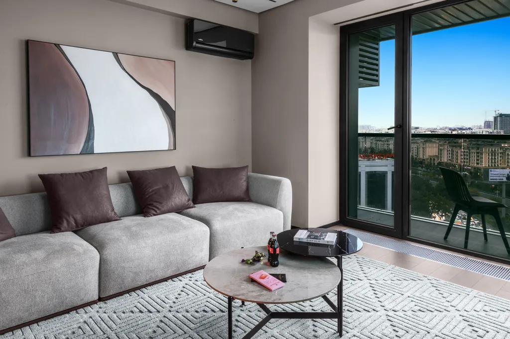 Квартира Двухкомнатный люкс апартамент в центре Ташкента  ЖК NRG U-Tower — аренда посуточно в Ташкент