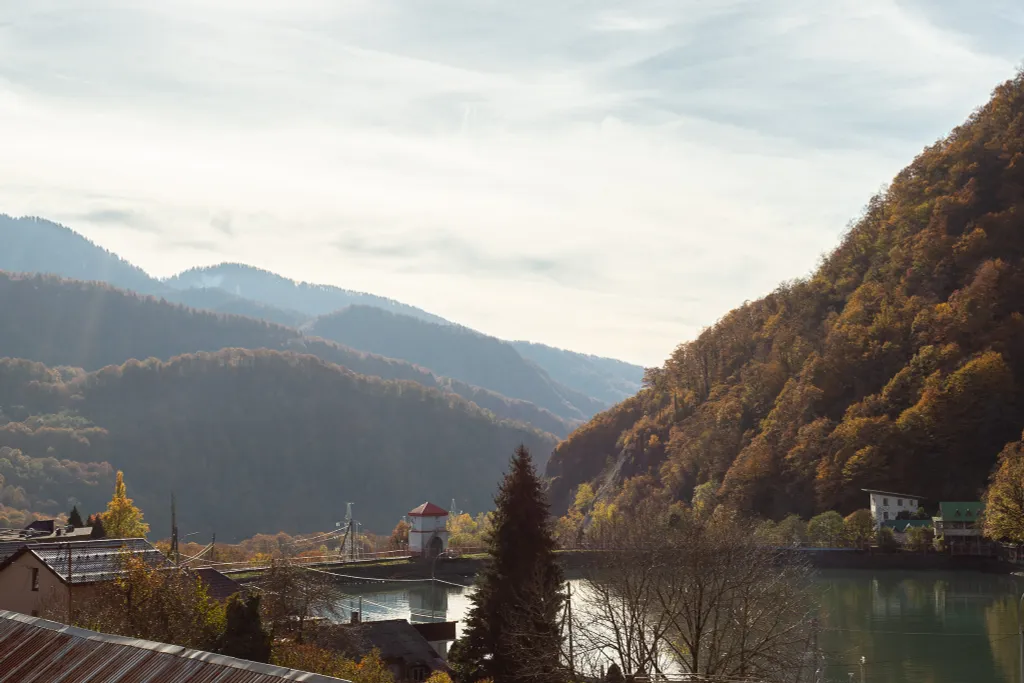 Уютная студия с видом на горы