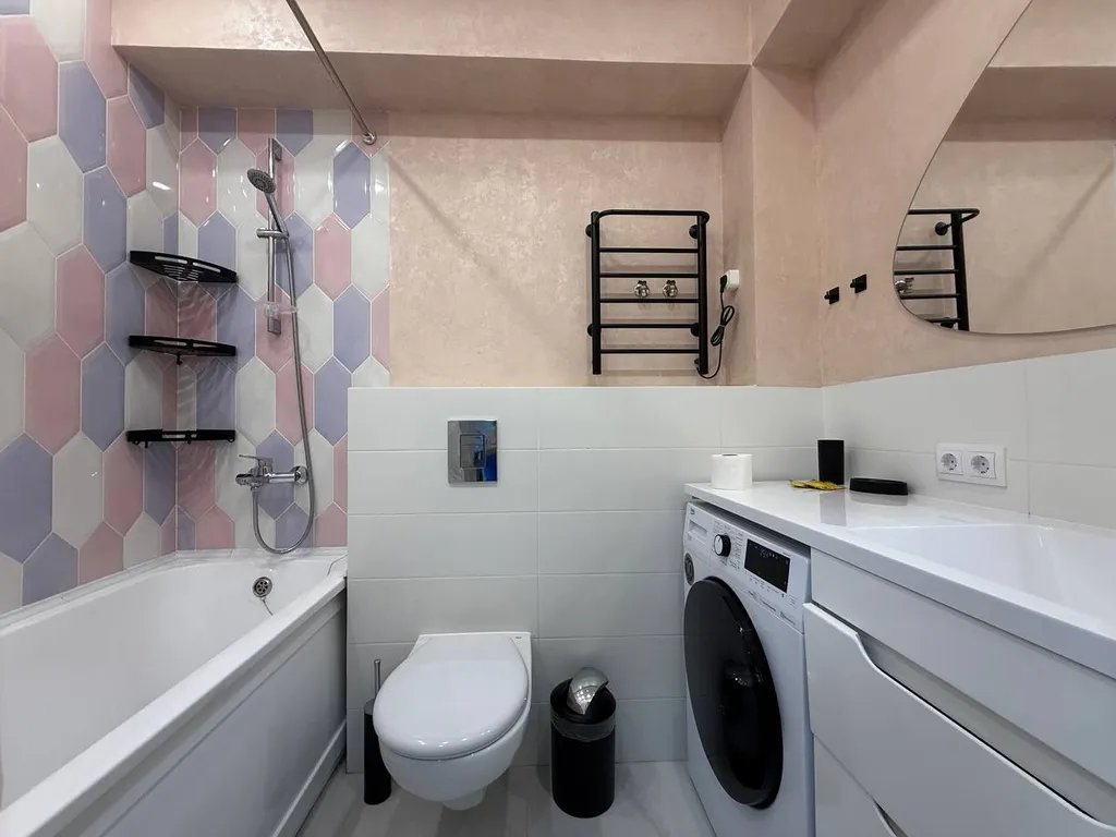 Евродвухкомнатная квартира для всей семьи с видом на море и горы