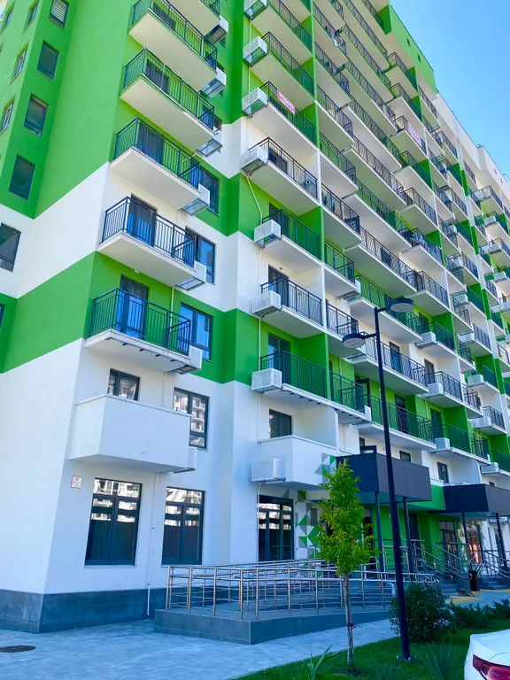 Студия с дизайнерским ремонтом рядом с морем в новом ЖК Летний