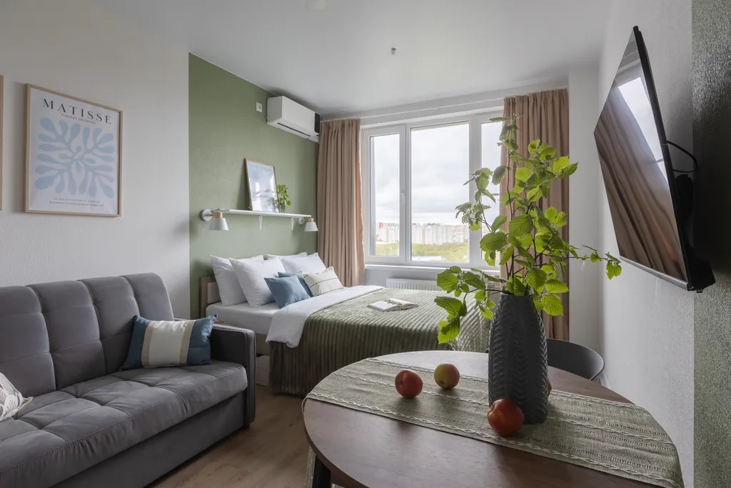 Квартира Апартаменты Queenstay The Сад рядом с метро — Москва