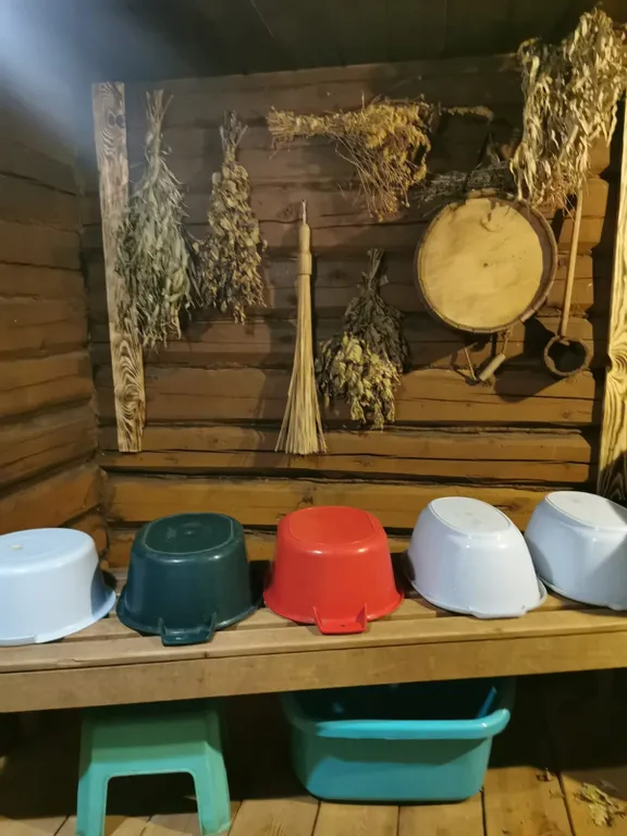 Теплый дом в русской деревне