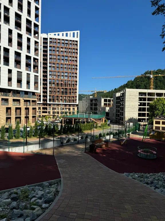 Уютная студия с видом на горы