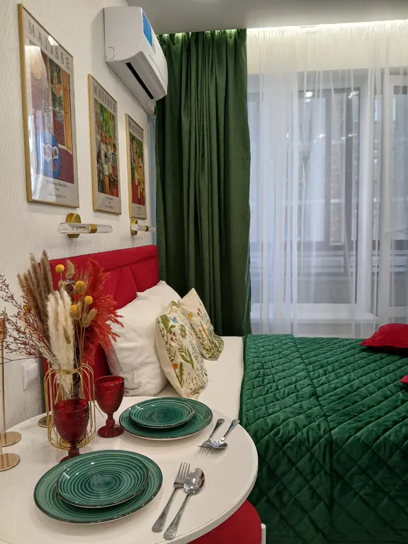 Студия с прекрасным видом, парк, новый дом