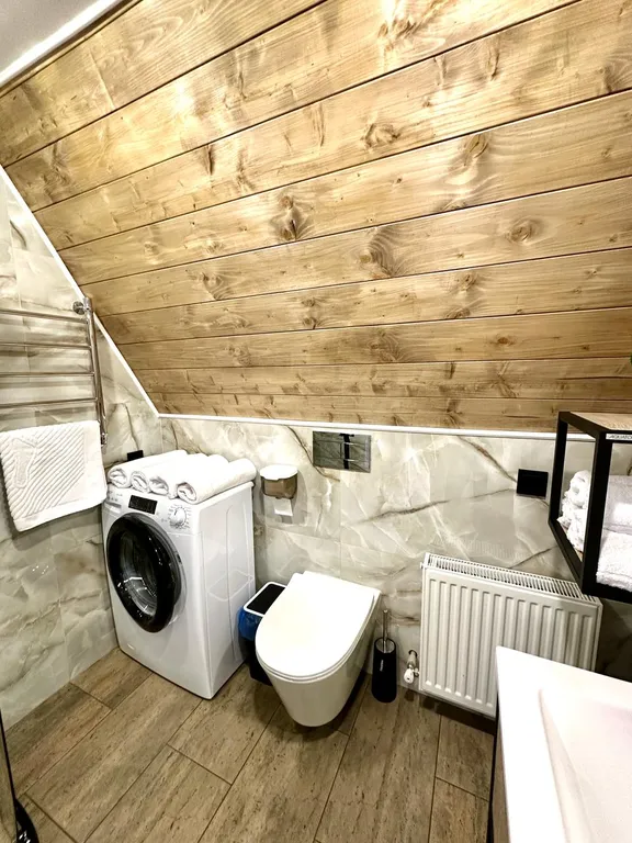 А-фрейм с видом на горы