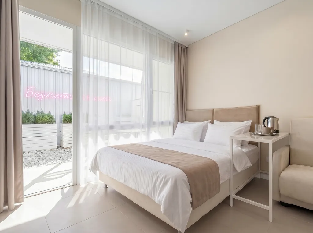 Номер Стандарт с боковым видом на бассейн в отеле Summer Suites