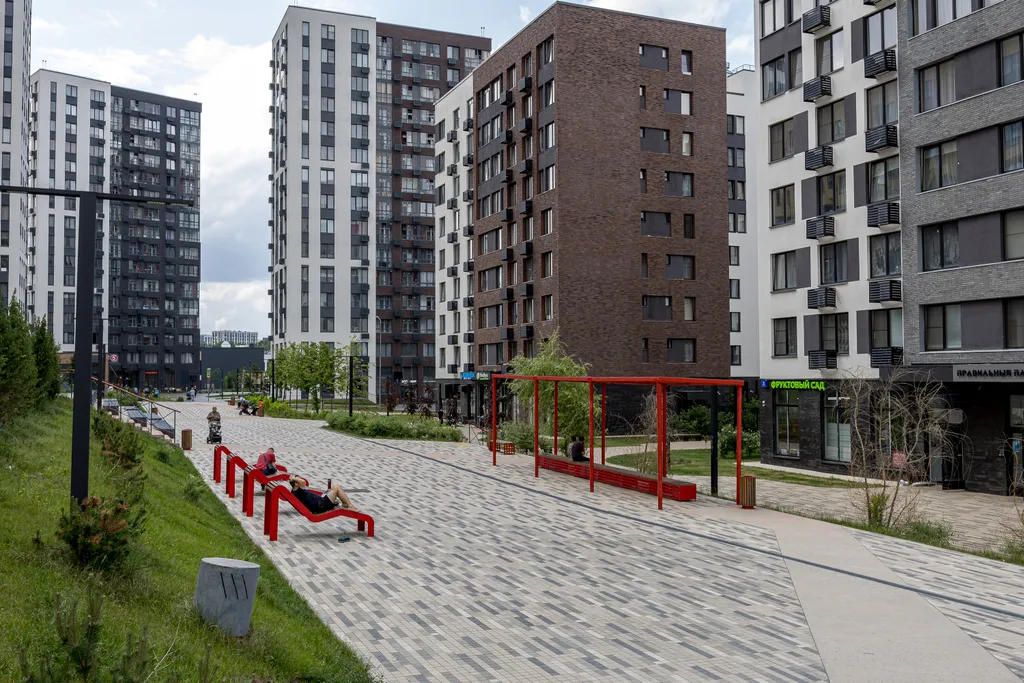 Квартира Квартира Дизайнерская студия в ЖК Испанские кварталы 2 — Москва