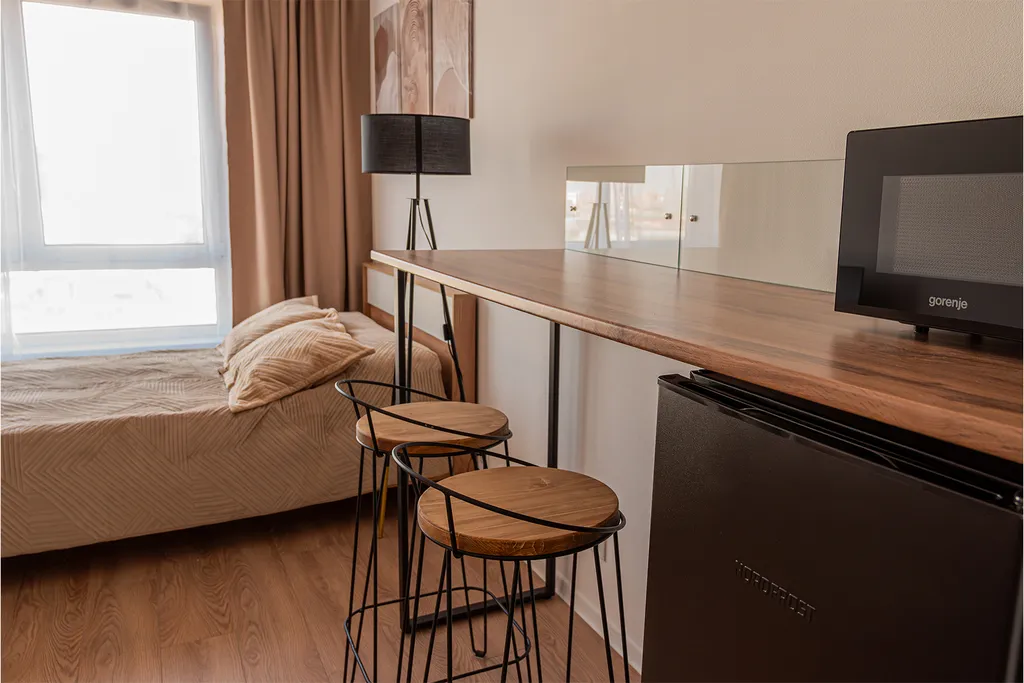 Уютная, новая квартира-студия The Room White