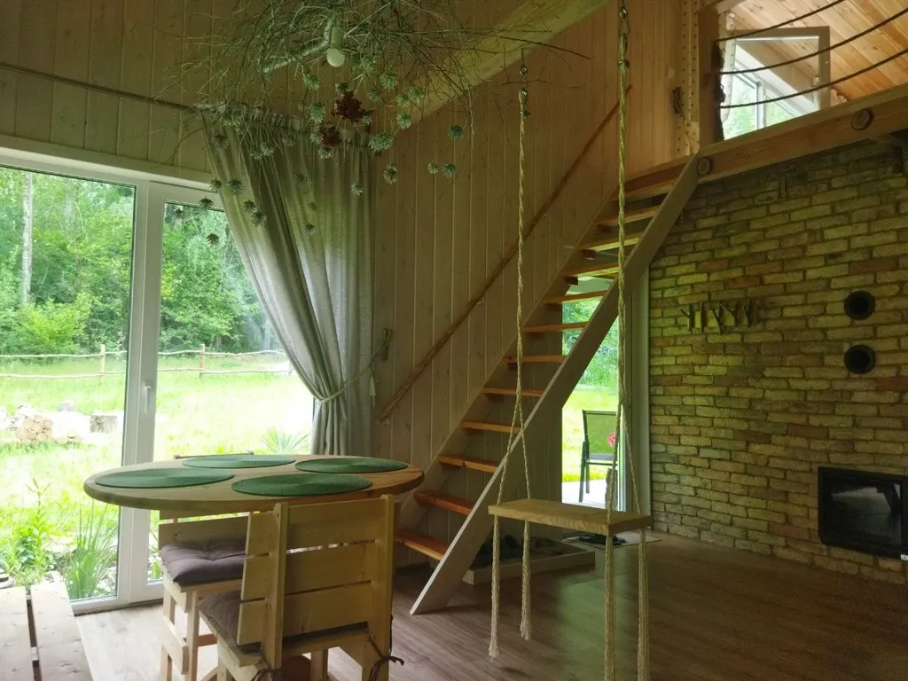 Новый уютный теплый домик с баней возле леса в 7 километрах от Гродно