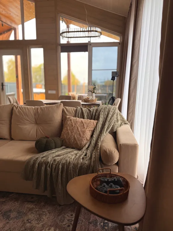 Коттедж Инстаграмный домик с сауной и чаном — Гжель