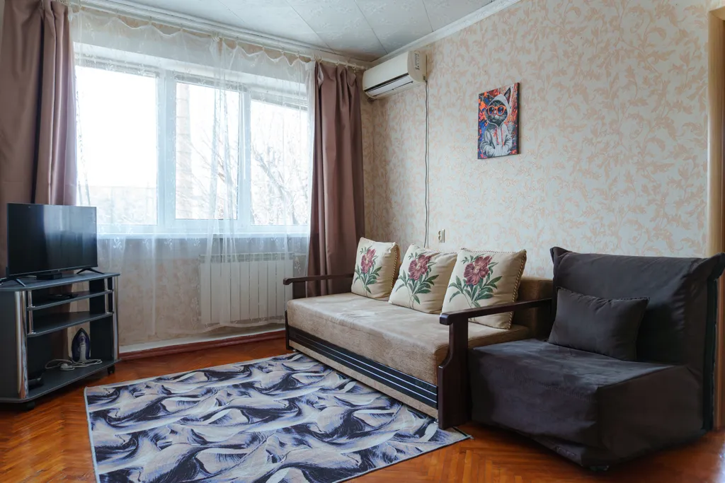 Двухкомнатная квартира (5 гостей 3 спальных места)