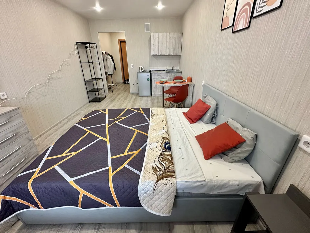 Терракота - стильная квартира-студия на Дружбе рядом со Спа-комплексом