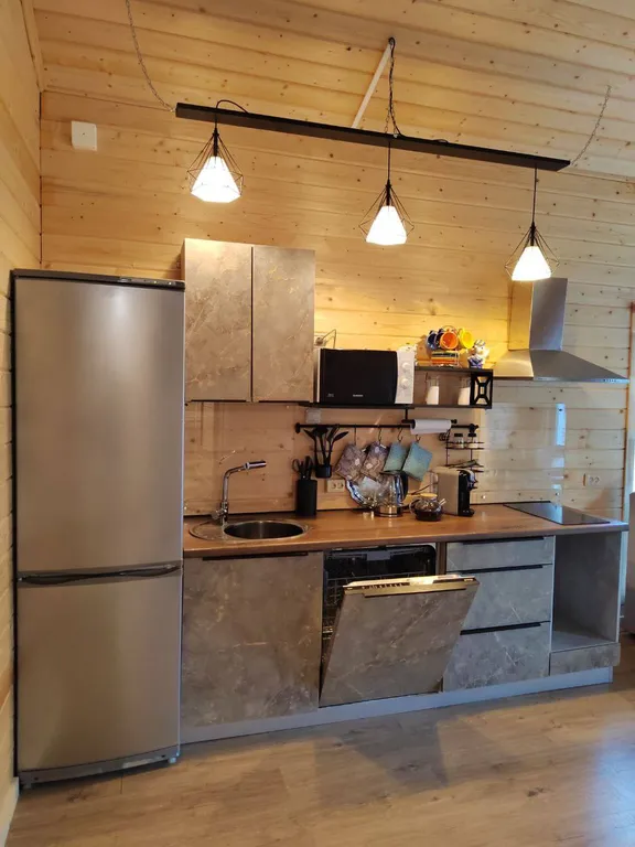 Дом на горе с камином и сауной