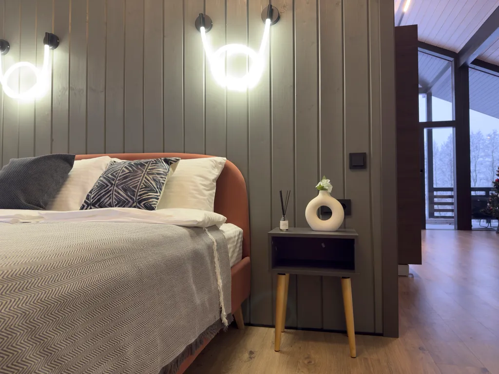 Коттедж Коттедж Новый, тёплый барнхаус с сауной и купелью — Проводник