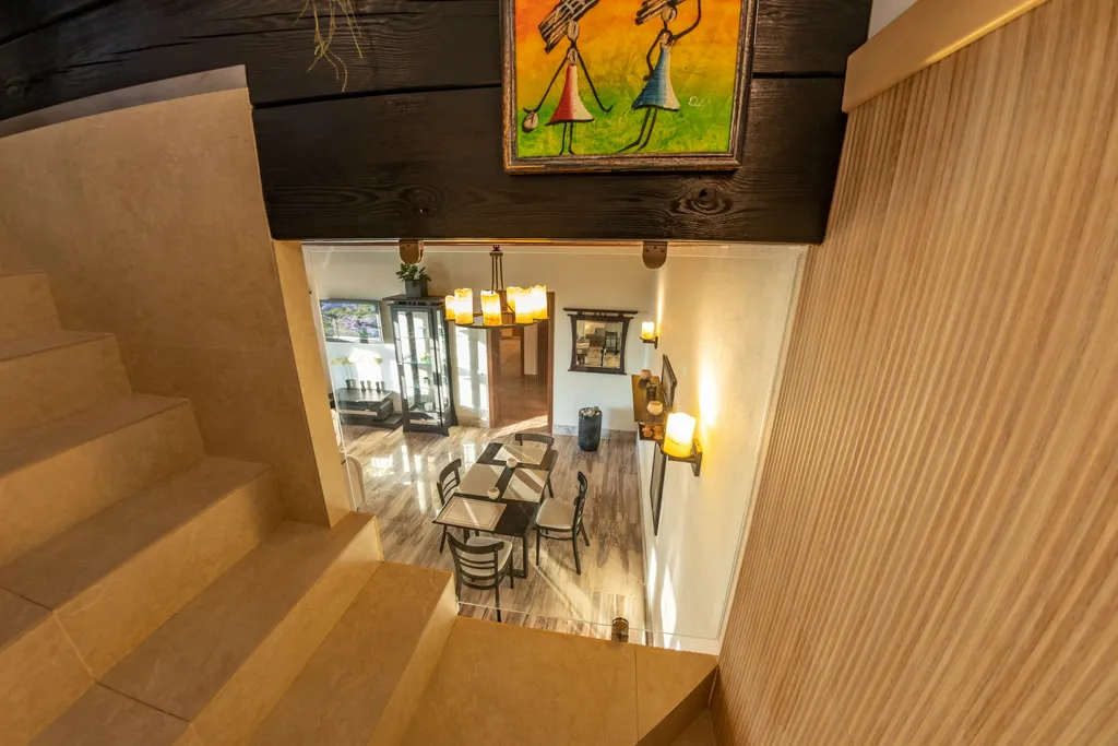 Вилла дзен с ванной спа и террасой с видом на сад