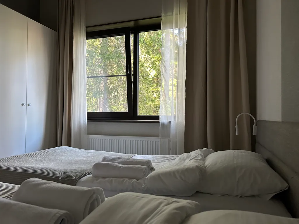 Лесной домик у курорта Охта Парк