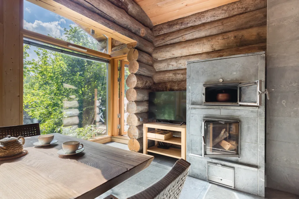 Коттедж Уютный деревянный эко-дом — аренда посуточно в Токсово