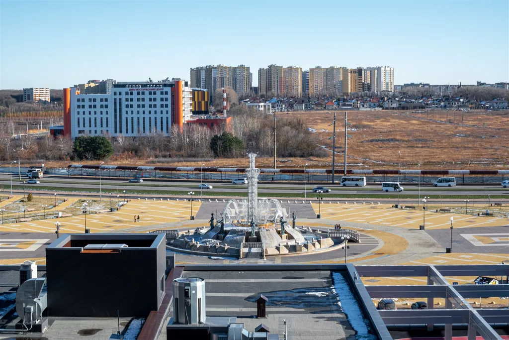 Уютная квартира с видом на фонтан