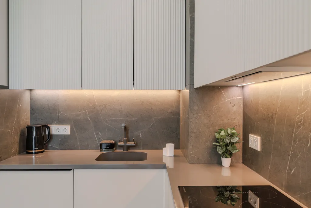 Стильная квартира в ЖК бизнес-класса с бассейном