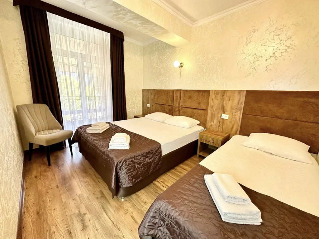 Квартира Квартира Уютный номер Люкс семейный с 2 спальнями — Архыз