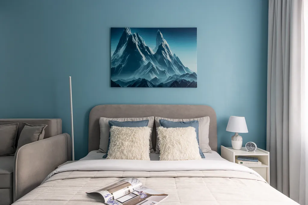 Дизайнерская квартира Облако с качелью на балконе и с видом на сосны